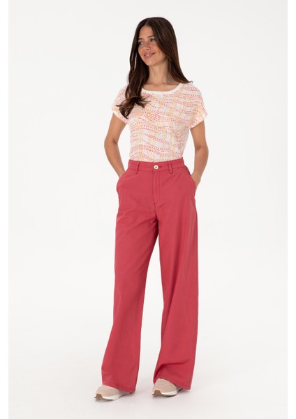 Kadın Vişne Pantolon (Kanvas-Chino) 50309122-VR223 modelleri