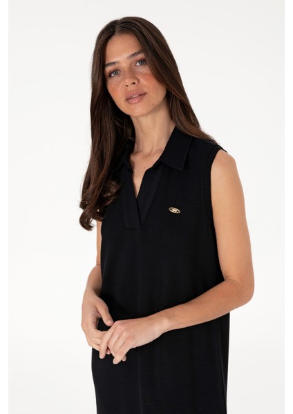 Kadın Siyah Elbise (Örme) 50300674-VR046 fiyatları