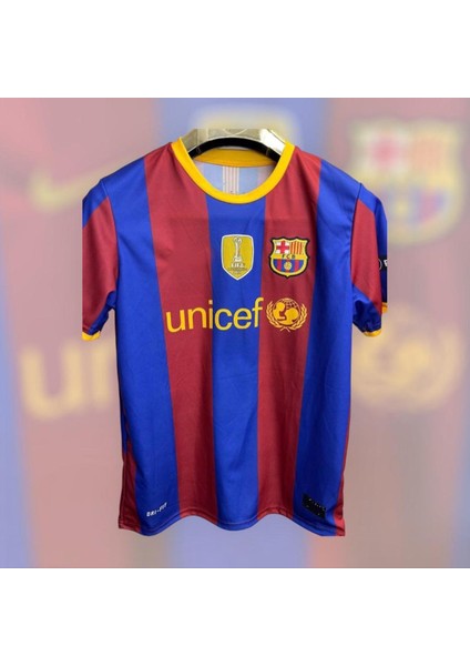 M.e.s.s.i. 2010-11 Sezon Barça Retro Kısa Kollu Forma Yetişkin Nostalji Bordo fiyatları