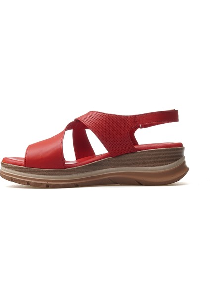 Kadın Hakiki Deri Topuklu Günlük Sandalet 25Y D25YS-2790 Z fiyatları