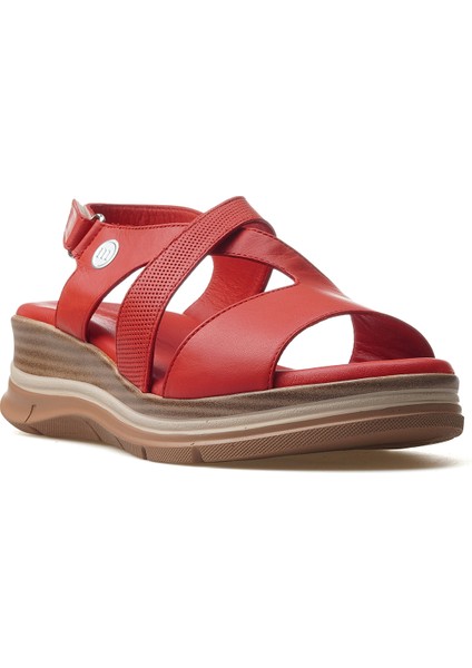 Kadın Hakiki Deri Topuklu Günlük Sandalet 25Y D25YS-2790 Z fırsatları