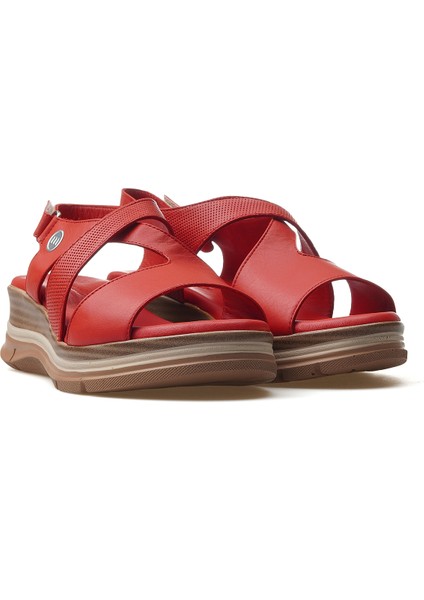 Kadın Hakiki Deri Topuklu Günlük Sandalet 25Y D25YS-2790 Z indirimleri