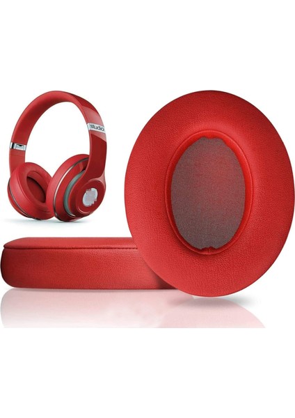 Beats Studio 2.0 ve 3.0 Uyumlu Kulaklık Pedi Studio Apl Kulaklık Süngeri Kulaklık Yastığı Köpük Yalıtım Minder Ped Yastık