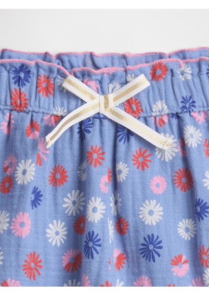 Kız Bebek Çiçek Desenli Gauze Şort fiyatları