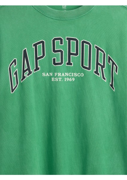 Erkek Çocuk Yeşil Gap Logo Oversized T-Shirt fiyatları