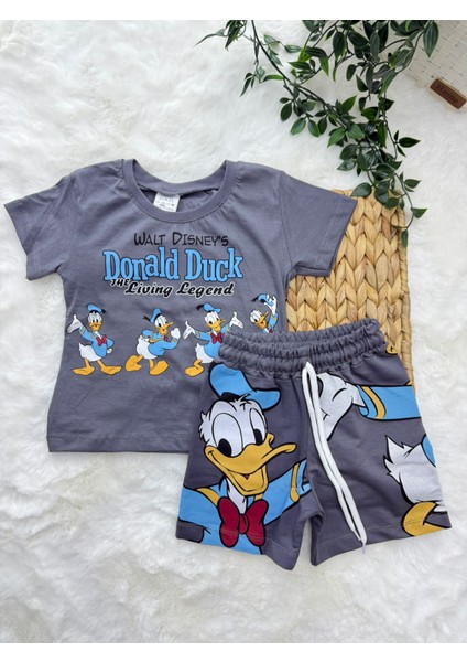 Erkek Çocuk 2 Li Şortlu Pamuklu Takım