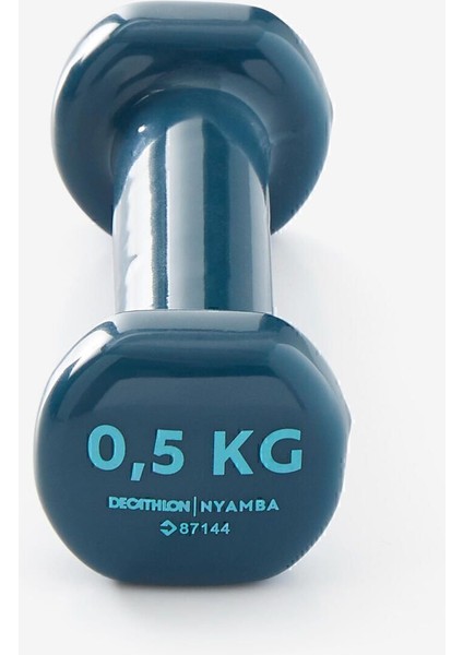 2 x 0,5 kg Domyos 0,5 kg Dambıl X2 - Fitness Hafif Antrenman Mavi 0,5 kg