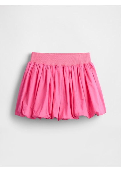 Kız Çocuk Pembe Bubble Şort Etek