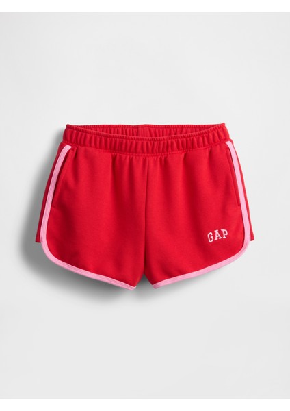 Kız Çocuk Kırmızı Gap Logo Dolphin Şort indirimleri