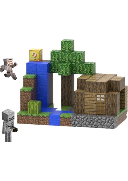 Benim Dünyam Küp Manyetik Emici Mıknatıs Hediye Puzzle Yapboz Blok Oyuncaklar (Yurt Dışından)