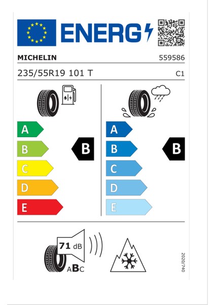 235/55 R19 101T Crossclimate 2 Suv Oto 4 Mevsim Lastiği (Üretim Yılı: 2025)