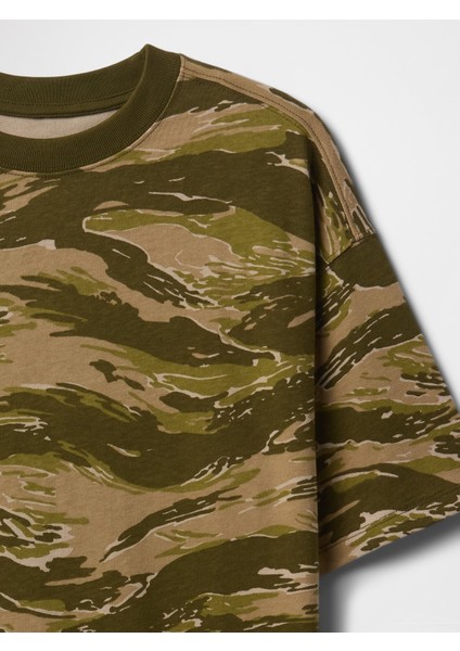 Erkek Çocuk Haki Heavyweight T-Shirt fiyatları