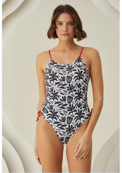 Ince Askılı Karışık Renkli Mayo