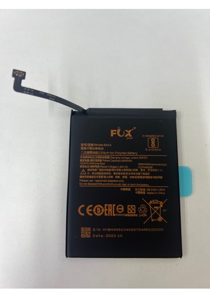 Fox+ Redmi Note 7 BN4A Batarya