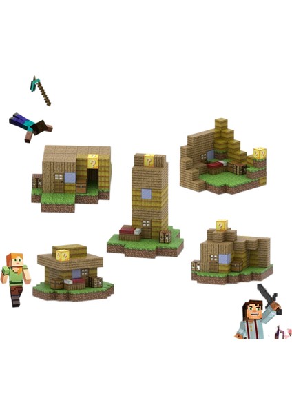 Benim Dünyam Küp Manyetik Emici Mıknatıs Hediye Puzzle Yapboz Blok Oyuncaklar (Yurt Dışından)