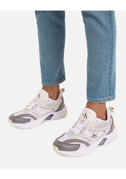 Retro Tennis Logo Detaylı Sneakers