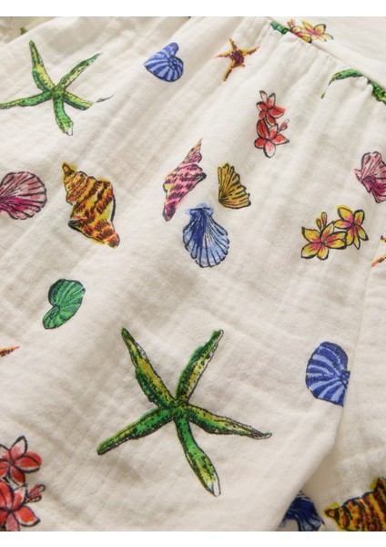 Kız Çocuk Çok Renkli Crinkle Gauze Outfit Set fiyatları