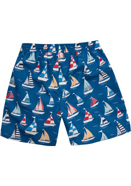 Genç Erkek Çocuk Deniz Havuz Şortu 5321 PETROL01 fiyatları