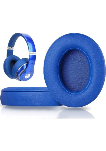 Beats Studio 2.0 ve 3.0 Uyumlu Kulaklık Pedi Studio Apl Kulaklık Süngeri Kulaklık Yastığı Köpük Yalıtım Minder Ped Yastık