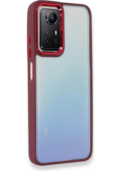 Xiaomi Redmi Note 12S Kılıf Dora Kapak - Kırmızı Bstmy