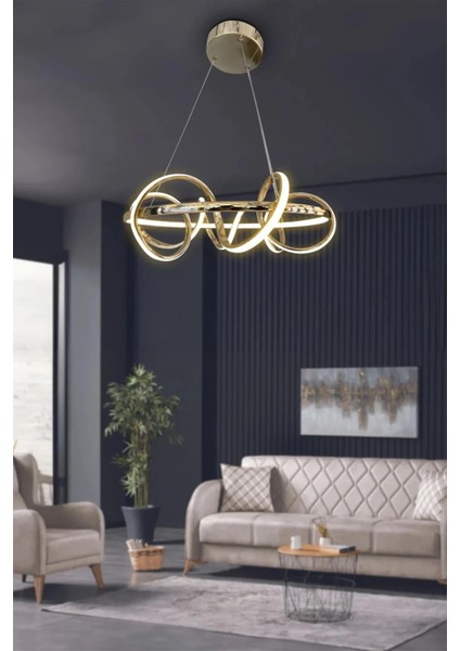Kuzey Modern Sarkıt LED Avize 40 cm