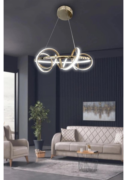 Kuzey Modern Sarkıt LED Avize 40 cm