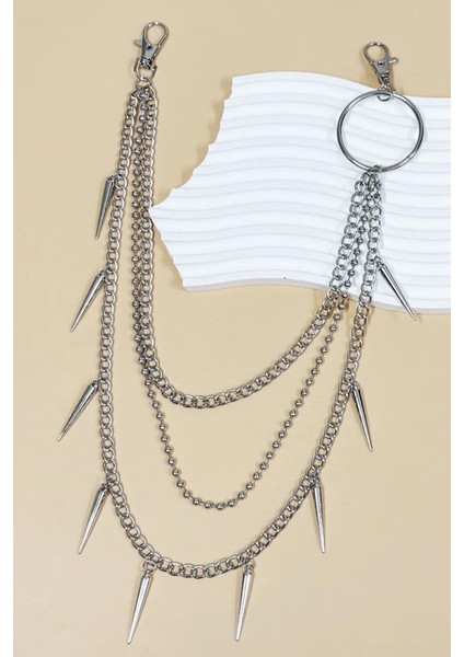 Gotik Bel Zinciri Pantalon Askısı Kemer modelleri