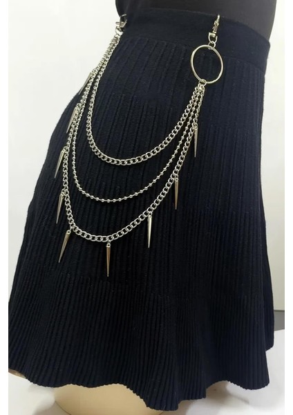 Gotik Bel Zinciri Pantalon Askısı Kemer indirimleri