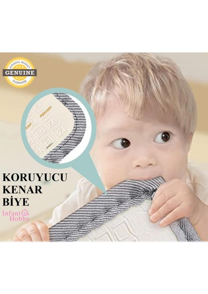 Infant Hobby Forest Katlanabilir Çift Taraflı Oyun Matı Oyun Halısı 160 x 180 x 1 cm
