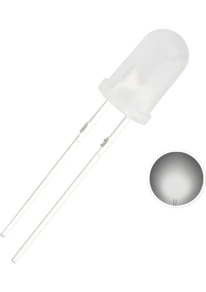 5mm Beyaz LED - 10 Adet fiyatları
