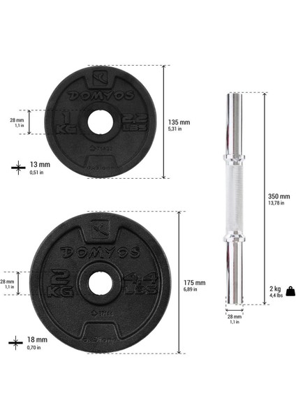 10 kg Dambıl Seti