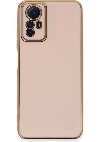 Xiaomi Redmi Note 12S Kılıf Volet Silikon - Pembe Bstmy