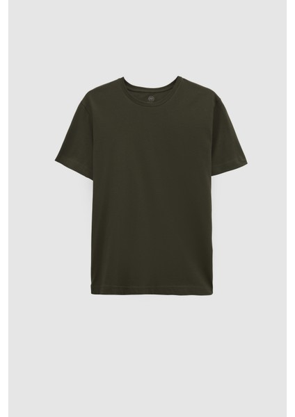 Ds Damat Comfort Fit Haki %100 Pamuk T-Shirt 6HC14ORT02005 indirimleri