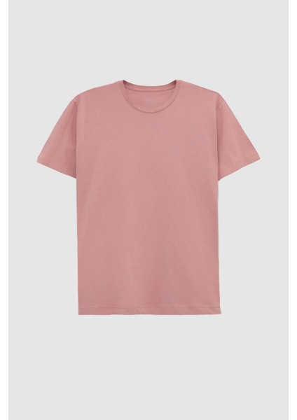 Ds Damat Comfort Fit Pembe %100 Pamuk T-Shirt 6HC14ORT02005 indirimleri