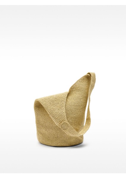 Hasır Görünümlü Yan Detaylı Omuz Çantası fırsatları