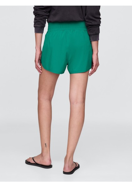 Kadın Yeşil Gapfit High Rise Koşu Şortu modelleri