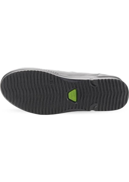 Terte 48001-G Siyah Kadın Günlük Deri Comfort Ayakkabı