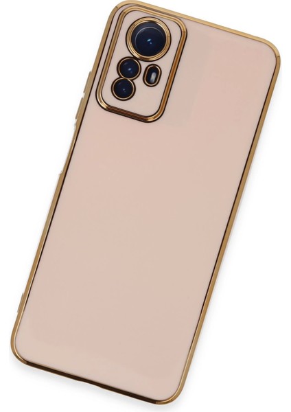 Xiaomi Redmi Note 12S Kılıf Volet Silikon - Pembe Bstmy