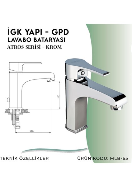 Igk Yapı - Gpd Atros Lavabo Bataryası (MLB65)
