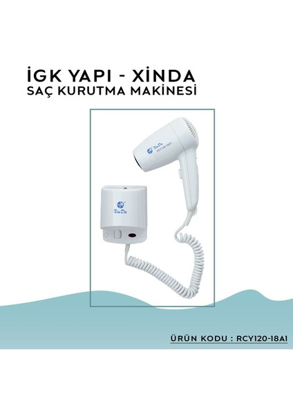 Igk Yapı – Xında Kordonlu Saç Kurutma Makinesi (RCY120-18A1)