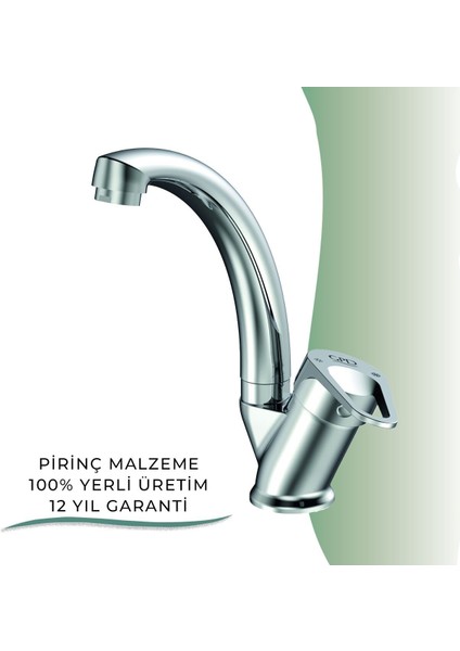 Igk Yapı - Gpd Orbis Tek Gövde Lavabo Bataryası (TL30)