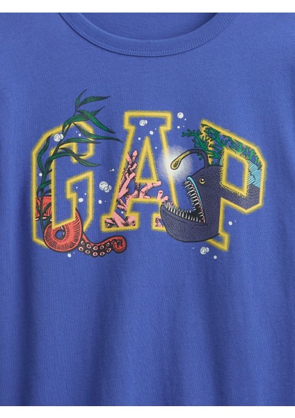 Erkek Çocuk Mavi Grafik T-Shirt fiyatları
