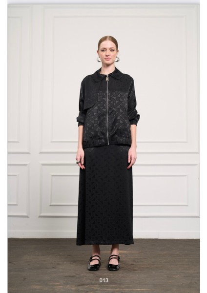 Nuss 1053 Bebe Yaka Bomber Ceket Kolsuz Elbiseli 2'li Takım