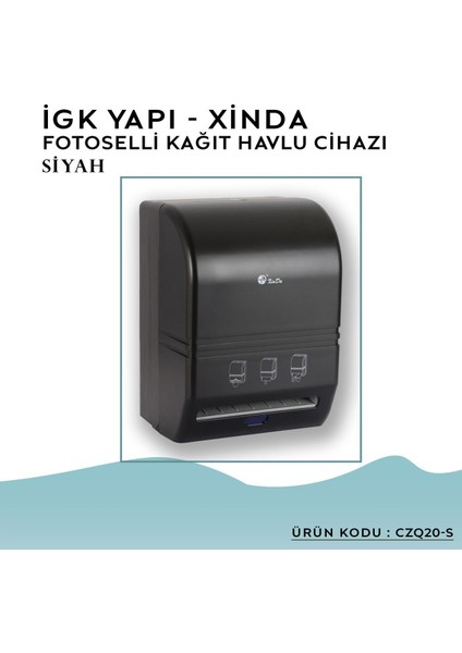 Igk Yapı – Xinda Fotoselli Siyah Kağıt Havlu Makinesi (CZQ20-S)
