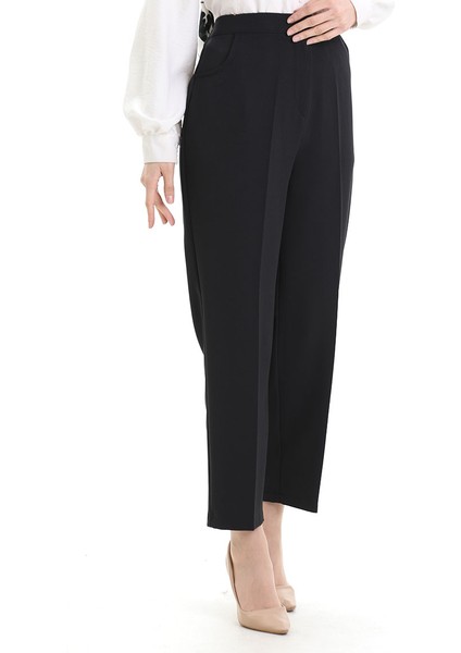 Büyük Beden Cepli Pantolon 4003-01 Siyah fiyatları