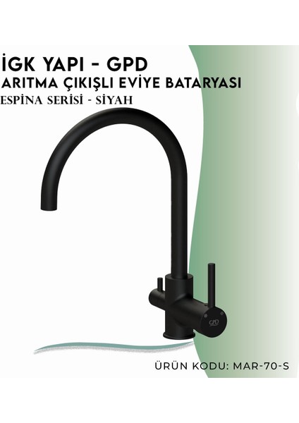 Igk Yapı - Gpd S Espina Arıtma Çıkışlı Eviye Bataryası ( MAR70-S)