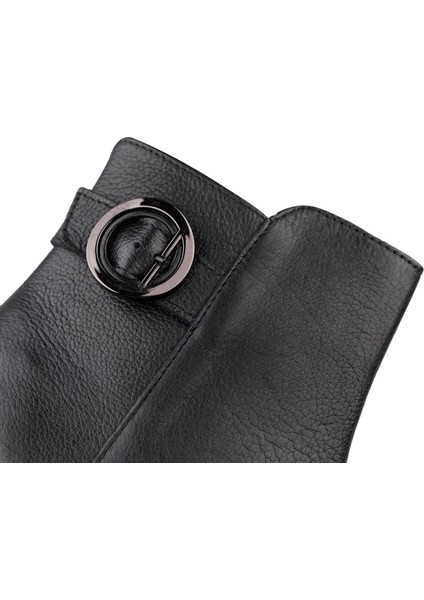 Castleblack 27362-1 Siyah Kadın Kışlık Deri Bot fırsatları