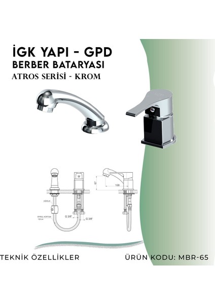 Igk Yapı - Gpd Atros Berber Bataryası (MBR65) fırsatları