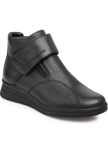Peykan 21532-H Kadın Kışlık Deri Comfort Bot