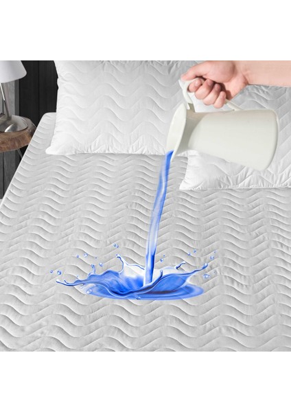 Battal Boy Kapitone Sıvı Geçirmez Alez & Yatak Koruyucu